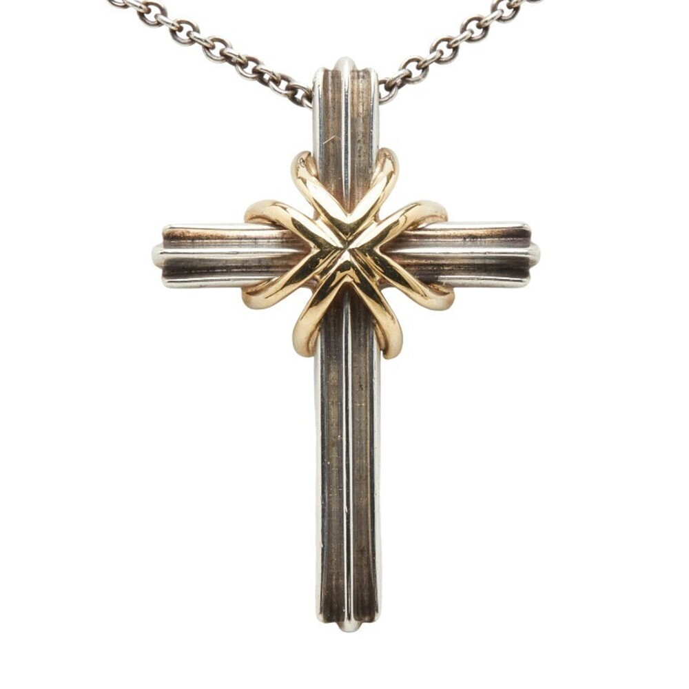 Tiffany Signature Crossbody Necklace Silver Gold Yellow Co